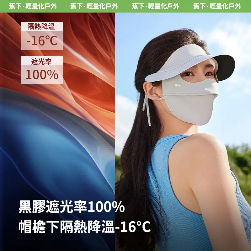 防晒面罩带帽檐冰丝防紫外线脸罩遮全脸透气口罩帽子一体开车骑行 防晒面罩带帽檐冰丝防紫外线脸罩遮全脸透气口罩帽子一体开车骑行